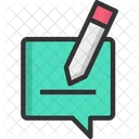Chatm Writing Message Chat Icon