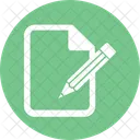 Contract Notepad Paper With Pencil Icon