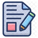 Writing Paper Paper Document Agreement Icon