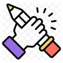 Writing Power Pencil Hand Icon