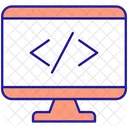 Writing programming code  Icon