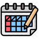 Writing schedule  Icon