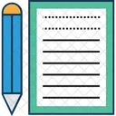 Writing Sheet Extension File File Icon