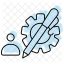 Writing Skills Color Shadow Thinline Icon Icon