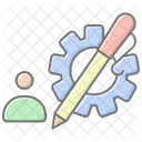 Writing Skills Lineal Color Icon Icon