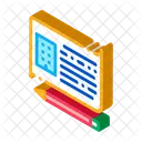 Written Building Information Building Contract Building Planning Icon