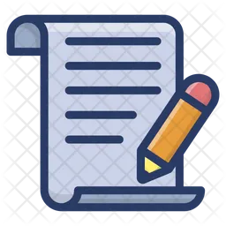 Written Contract Document  Icon