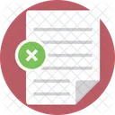Wrong Document  Icon