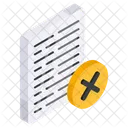 Wrong File Wrong Document Doc Icon