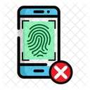 Wrong Fingerprint Security Fingerprint Icon