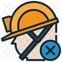 Wrong Helmet Safety Icon