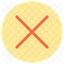 Wrong Cancel Delete Icon