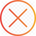 Wrong Cancel Delete Icon