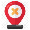 Wrong Location Direction Gps Icon