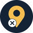 Wrong Location Cancel Delete Icon