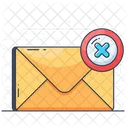 Wrong Mail Spam Mail Rejected Mail Icon