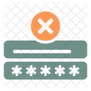 Wrong Password Password Login Icon