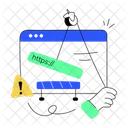 Wrong URL  Icon