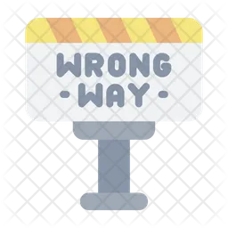 Wrong Way  Icon