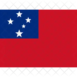 Samoa Flag Icono