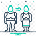 Wurde Vorher Nachher Symbol