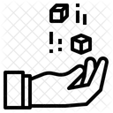 Wurfel Rollen Spiel Symbol