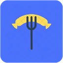 Wurst Grill Gabel Symbol