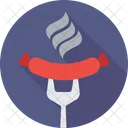 Wurst Gabel Grill Symbol