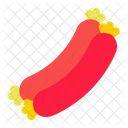 Sosis Hotdog Sandwich Symbol