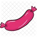 Wurst Hot Dog Fleischscheibe Symbol