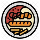 Suasage German Currywurst Symbol