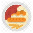 Suasage German Currywurst Symbol