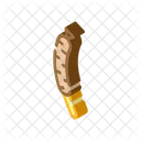 Wurst Stock Isometrisch Symbol