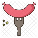 Wurst Hotdog Fleisch Symbol