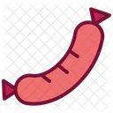 Wurst Fleisch Hotdog Symbol