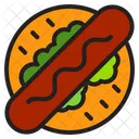 Hot Dog Wurst Essen Symbol