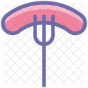 Essen Gabel Frankfurter Symbol