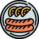 Wurst Gericht Fruhstuck Symbol