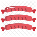 Wurst Fleisch Hotdog Symbol