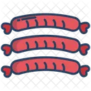 Wurst Fleisch Hotdog Symbol