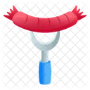 Fleisch Bratwurst Wurst Symbol