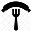Wurst Hot Dog Fleischscheibe Symbol