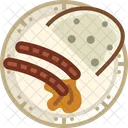 Wurst Brot Kochen Symbol