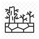 - Wüstenbildung  Symbol