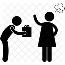 Wütende Freundin Symbol