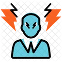 Wutender Chef Plan Prasentation Symbol