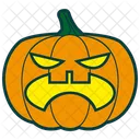 Halloween Kurbis Wutend Icon