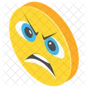 Wütender Smiley  Symbol