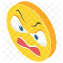 Wütendes Gesicht  Symbol