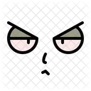 Wütendes Gesicht  Symbol